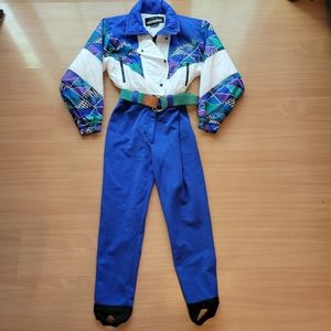 Vintage Women's Snuggler Ski Suit Size 12